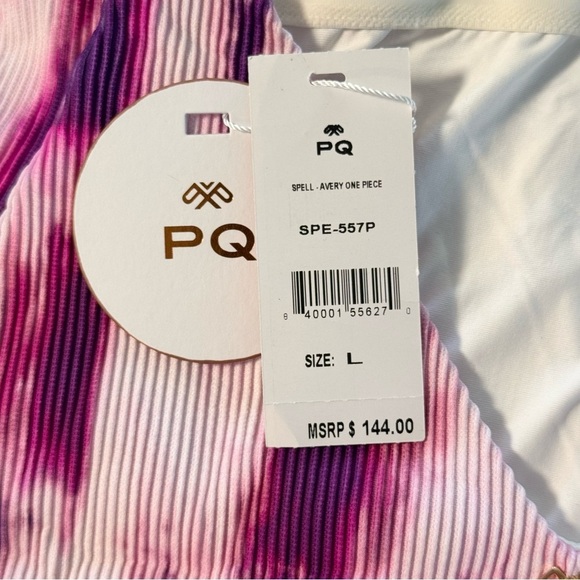 NWT PQ Swim Pink Tie Dye Spell Avery One Piece Swim Suit - Picture 8 of 12